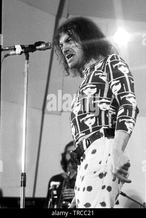 Londres - le 03 juin : Joe Cocker effectue sur scène à Crystal Palace Bowl à Londres le 03 juin 1972 (photo de Gijsbert Hanekroot) Banque D'Images