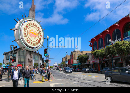 Fisherman's Wharf, San Francisco, Californie Banque D'Images