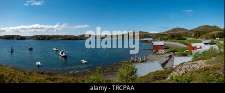 Leka Island, la Norvège Banque D'Images