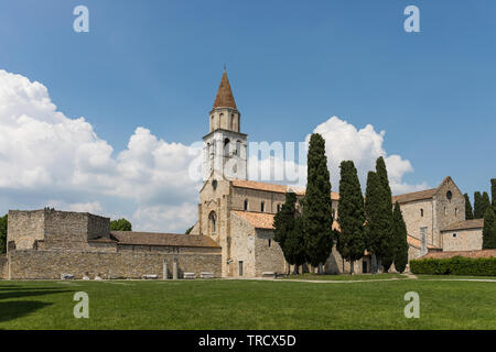 Basilica di Santa Maria Assunta, Aquileia, Friuli Venezia Giulia, Italie Banque D'Images