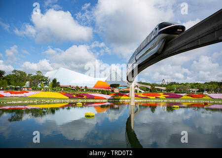 2019 Epcot et fleurs Garden Festival Banque D'Images