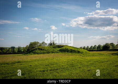 Pierres long long barrow près d'Avebury, Wiltshire, Royaume-Uni Banque D'Images