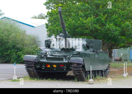 Chieftain Tank à Yorkshire Air Museum à Elvington, New York. Banque D'Images