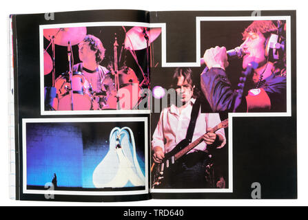 Photos de Pink Floyd en live de Pink Floyd The Wall livre tablatures guitare Banque D'Images