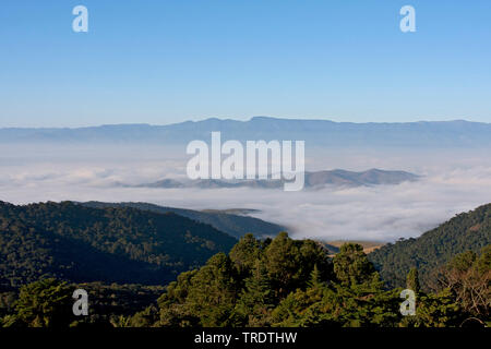 Paysage du Parc National d'Itatiaia, le Brésil, le Parc National d'Itatiaia Banque D'Images