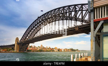 Pont du Port de Sydney, Australie, Sydney, Cumberland Banque D'Images