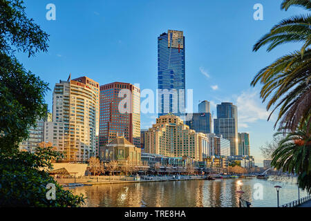 Le centre-ville de Melbourne en Australie, printemps, Victoria, Melbourne Banque D'Images