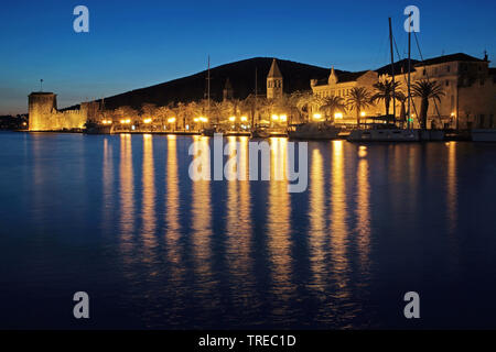 Vue sur Trogir, Croatie, Trogir Banque D'Images