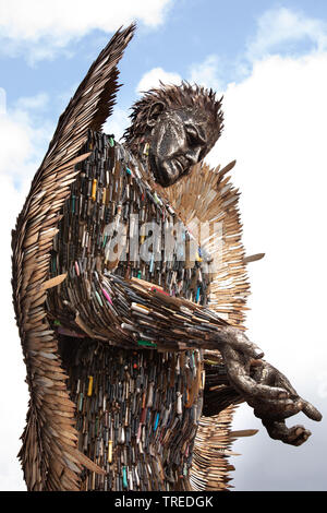 Le couteau angel sculpture à Victoria Square, Birmingham, UK Banque D'Images