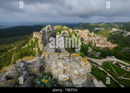 Château des Baux-de-Provence, France, Provence, Les Baux-de-Provence Banque D'Images