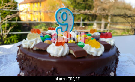 gâteau d’anniversaire Banque D'Images