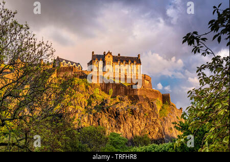 Le Château d'Édimbourg Banque D'Images