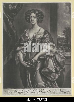 Marie II, reine d'Angleterre, Additional-Rights Clearance-Info-Not-Available- Banque D'Images