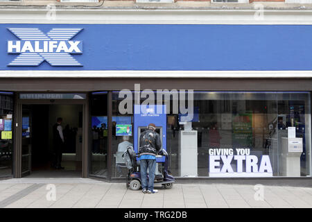 Halifax Building Society, le centre-ville de York. Banque D'Images