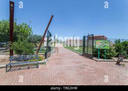 Cordoue, Espagne - 30 mai 2019 : Norte Sierra district. Cordoue, Espagne. La Asomadilla Park Banque D'Images