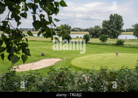 Golf Club Lausward à Düsseldorf, Allemagne. Golf-Sport GSV-Verein e.V. Banque D'Images