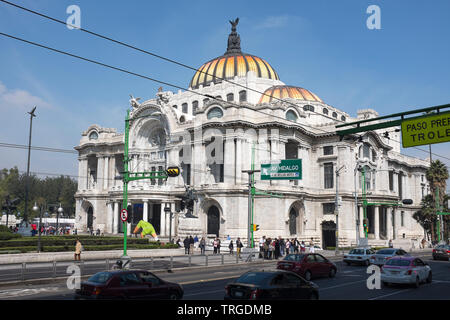 Palacio de Bellas Artes Mexico City Banque D'Images