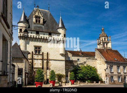 La porte des Cordeliers à la cité royale de Loches, Indre et Loire, Centre Val de Loire, France Banque D'Images