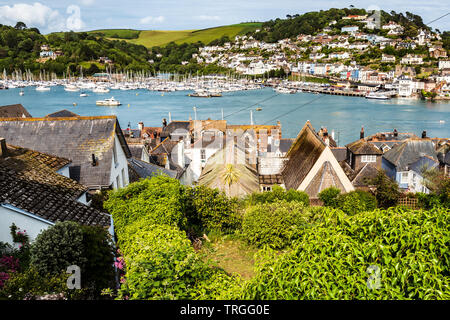 Vue du haut des marches de la chapelle, Dartmouth, UK Banque D'Images