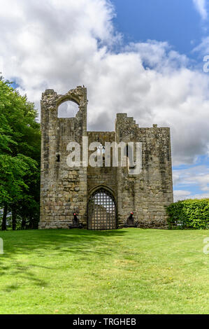 Etal Castle Gatehouse, etal, Northumberland, Angleterre Banque D'Images