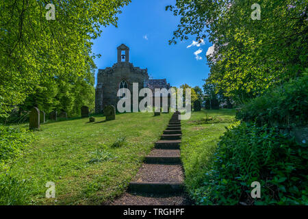 L'église paroissiale de St Peters, Northumberland, Chillingham Banque D'Images