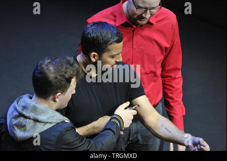 Edinburgh, Royaume-Uni. 5 juin, 2019. David Blaine ouvre son 'Real ou Magic' UK Tour à la Playhouse Theatre à Édimbourg. Crédit : Colin Fisher/Alamy Live News Banque D'Images