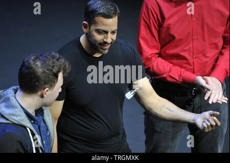 Edinburgh, Royaume-Uni. 5 juin, 2019. David Blaine ouvre son 'Real ou Magic' UK Tour à la Playhouse Theatre à Édimbourg. Crédit : Colin Fisher/Alamy Live News Banque D'Images