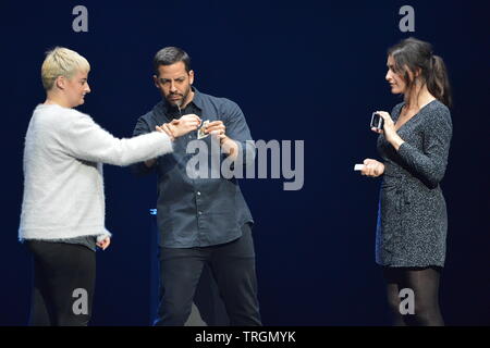 Edinburgh, Royaume-Uni. 5 juin, 2019. David Blaine ouvre son 'Real ou Magic' UK Tour à la Playhouse Theatre à Édimbourg. Crédit : Colin Fisher/Alamy Live News Banque D'Images