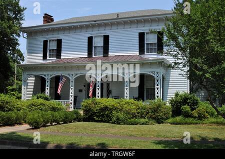 L'Amour Amtsi antebellum home à Columbus, Mississippi. Banque D'Images