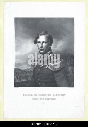 Albrecht, Prince de Prusse,-Additional-Rights Clearance-Info-Not-Available Banque D'Images