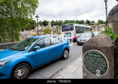 Ville de Bradford on Avon, Wiltshire en Angleterre de l'Ouest Banque D'Images