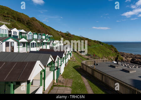 Rotherslade bay beach, East Langland Bay, Pays de Galles, Royaume-Uni Banque D'Images