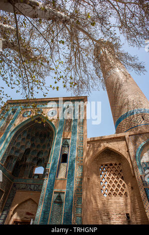 La Masjed-e Jame ou mosquée de vendredi à Natanz, l'Iran. Banque D'Images