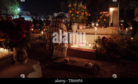 Le Jour des morts. La tradition mexicaine en novembre quand les morts nous rencontrer encore une fois Banque D'Images