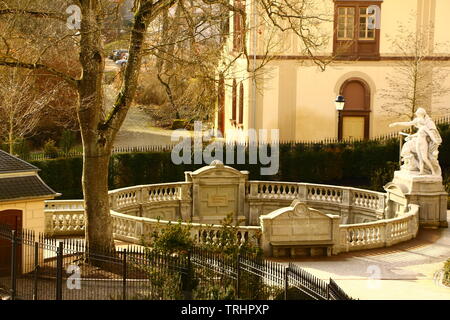 Die Donauquelle à Donaueschingen im Schwarzwald Banque D'Images