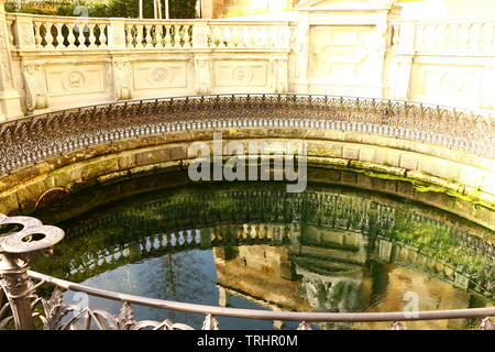 Die Donauquelle à Donaueschingen im Schwarzwald Banque D'Images