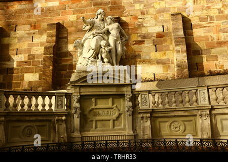 Die Donauquelle à Donaueschingen im Schwarzwald Banque D'Images