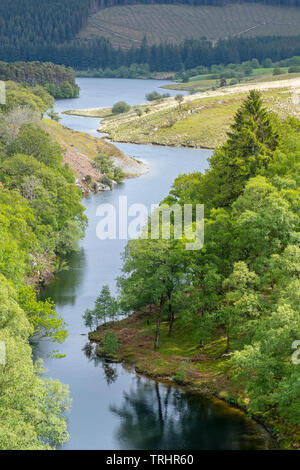 Peny Garreg réservoir à Elan Valley, Powys, Wales Banque D'Images