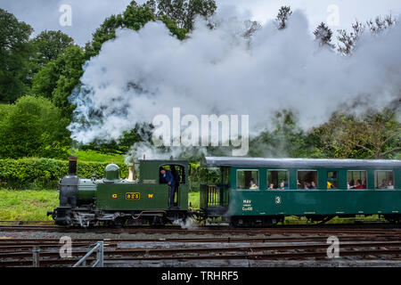 Llanfair et Welshpool Steam Railway, au Pays de Galles Banque D'Images