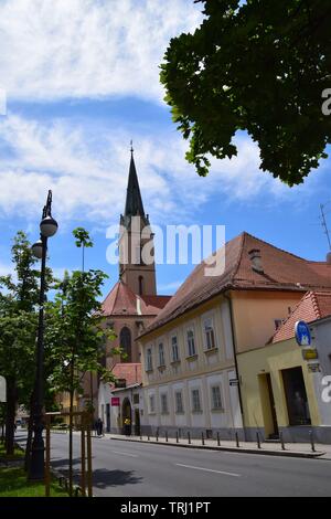 Vues de Zagreb, Croatie Banque D'Images