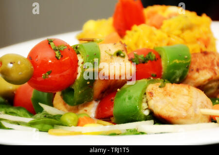 Cuisine cubaine des photos avec des couleurs éclatantes Banque D'Images