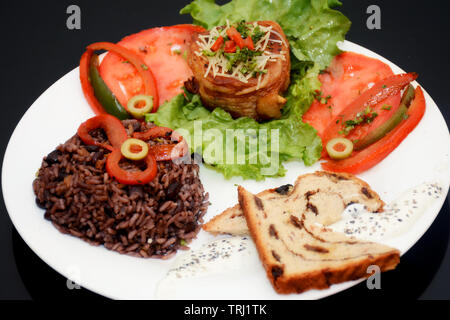 Cuisine cubaine des photos avec des couleurs éclatantes Banque D'Images