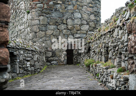 La Cathédrale, le château de Peel, Isle of Man, Royaume-Uni Banque D'Images