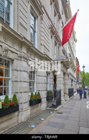 Londres - 17 MAI 2019 : Christie's maison de ventes aux enchères célèbre bâtiment dans King Street à Londres, en Angleterre. Banque D'Images