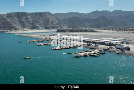 Khasaab port, Oman Banque D'Images