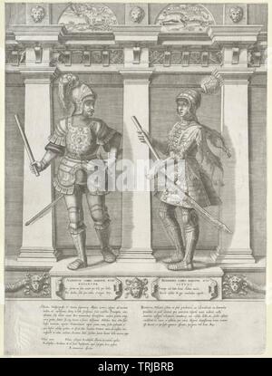 Albrecht IV, comte de Habsbourg, fils du margrave Rodolphe II 'des Alten' de Habsbourg ( +1232) et de son père le Roi Rodolphe I, Additional-Rights Clearance-Info-Not-Available- Banque D'Images