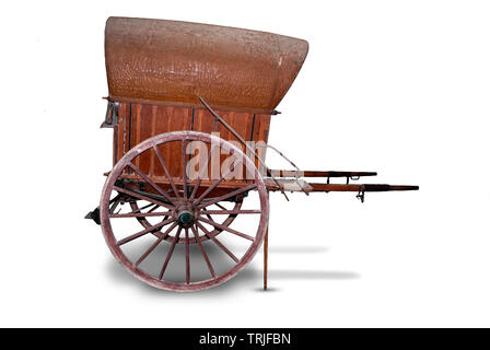 Carro antiguo valenciano 1900-1940 Dernière siglo XIX y principios Siglo XX . Carro, carromato, Casablanca, Transporte antiguo valenciano. Société trad Banque D'Images