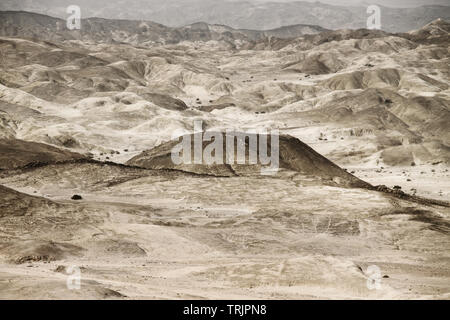 La vallée de la lune dans le Parc National Namib Naukluft Banque D'Images