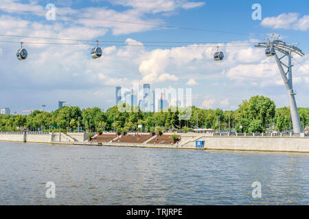 Moscou, Russie - 26 mai 2019 : Moscou, dans le Loujniki Banque D'Images