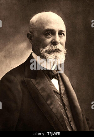 HENRI BECQUEREL (1852-1908) Physicien, ingénieur français. Banque D'Images